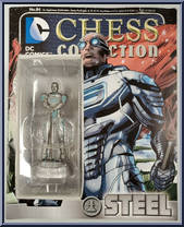 Steel from DC Chess Collection - Basic Series manufactured by Eaglemoss [Front]