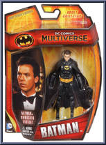 Batman (1989) (Unmasked Variant) from DC Comics Multiverse - Basic Series manufactured by Mattel [Front]
