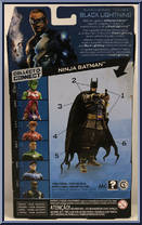Black Lightning from DC Comics Multiverse - Ninja Batman Series manufactured by Mattel [Back]