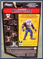 Hawkman from DC Comics Multiverse - King Shark Series manufactured by Mattel [Back]