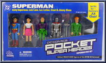 Superman from DC Comics - Pocket Super Heroes - Box Sets manufactured by DC Direct [Front]