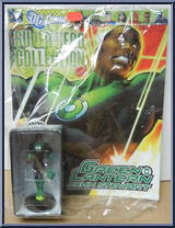 Green Lantern (John Stewart) from DC Comics Super Hero Collection - Basic Series manufactured by Eaglemoss [Front]