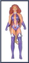 Starfire / Captain Boomerang / Raven from DC Infinite Heroes - 3-Packs manufactured by Mattel [Starfire]