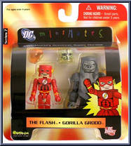 Flash / Gorilla Grodd from DC Minimates - Series 7 manufactured by Diamond Select [Front]