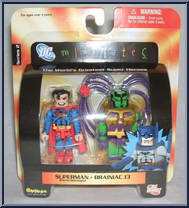 Superman / Brainiac 13 from DC Minimates - Series 2 manufactured by Diamond Select [Front]