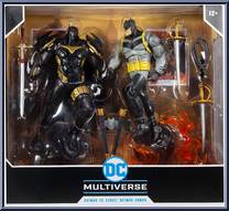 Batman vs Azrael (Batman Armor) from DC Multiverse - Basic Series manufactured by McFarlane [Front]