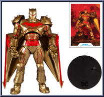 Batman (Hellbat Gold Suit) from DC Multiverse - Basic Series manufactured by McFarlane [Loose]