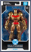 Batman (Hellbat Gold Suit) from DC Multiverse - Basic Series manufactured by McFarlane [Front]
