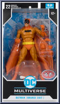 Batman (Orange Suit) (Red Platinum Edition) from DC Multiverse - Basic Series manufactured by McFarlane [Front]