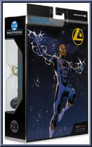 Lightning Lad (Legion of Super-Heroes) (Platinum) from DC Multiverse - Collector Edition manufactured by McFarlane [Back]