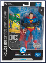 Superman (Action Comics #1) (Platinum) from DC Multiverse - Collector Edition manufactured by McFarlane [Front]