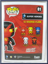 52 Reverse-Flash from DC Super Heroes - Pop! Vinyl Figures manufactured by Funko [Back]