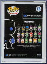 Aquaman (Black) (Glows in the Dark) from DC Super Heroes - Pop! Vinyl Figures manufactured by Funko [Back]