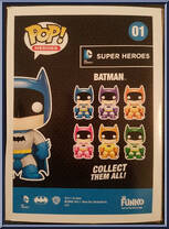 Batman (Blue) from DC Super Heroes - Pop! Vinyl Figures manufactured by Funko [Back]