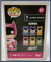 Batman (Pink) from DC Super Heroes - Pop! Vinyl Figures manufactured by Funko [Back]