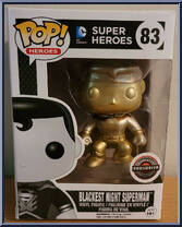 Blackest Night Superman (Gold) from DC Super Heroes - Pop! Vinyl Figures manufactured by Funko [Front]