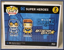 Booster Gold / Blue Beetle from DC Super Heroes - Pop! Vinyl Figures manufactured by Funko [Back]