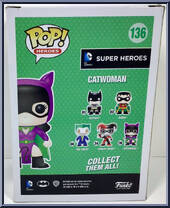 Catwoman from DC Super Heroes - Pop! Vinyl Figures manufactured by Funko [Back]