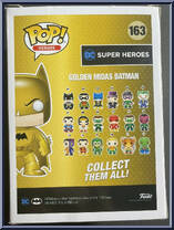 Golden Midas Batman from DC Super Heroes - Pop! Vinyl Figures manufactured by Funko [Back]