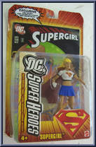 Supergirl (White Shirt) from DC Super Heroes - Series 2 manufactured by Mattel [Front]