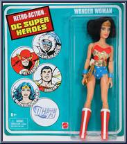 Wonder Woman from DC Super Heroes - Retro-Action manufactured by Mattel [Front]