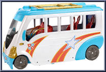 School Bus from DC Super Hero Girls - Accessories manufactured by Mattel [Loose]