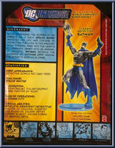 Batman (Classic Detective) from DC Universe Classics - Wave  1 manufactured by Mattel [Back]