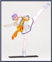 Ayane (White) from Dead or Alive - Basic Series manufactured by Kaiyodo [Loose]