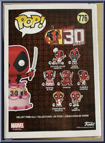 Deadpool (in Cake) from Deadpool - Pop! Vinyl Figures manufactured by Funko [Back]