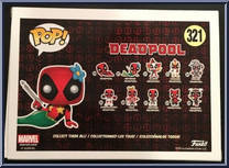 Deadpool (Mermaid) (Metallic) from Deadpool - Pop! Vinyl Figures manufactured by Funko [Back]