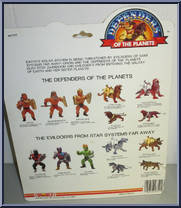 Canis Major / Rhino-Demon from Defenders of the Planets - Planetary Patrol manufactured by Sparkle [Back]