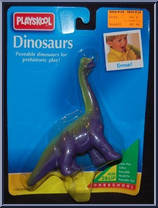 Brachiosaurus from Definitely Dinosaurs - Carded - 1996 manufactured by Playskool [Front]