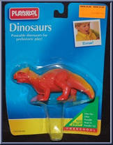 Leptoceratops from Definitely Dinosaurs - Carded - 1996 manufactured by Playskool [Front]