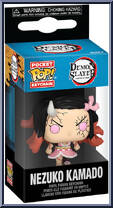 Nezuko Kamado from Demon Slayer - Pop! Keychains manufactured by Funko [Front]