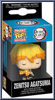 Zenitsu Agatsuma from Demon Slayer - Pop! Keychains manufactured by Funko [Front]