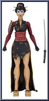 Katana from Designer Series - Aunt Lucia manufactured by DC Collectibles [Loose]