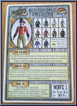 Fire Brigadier from Dime Novel Legends - Basic Series manufactured by Chicken Fried Toys [Back]