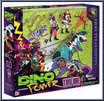 Fiery Tyrannotron (Purple T-Rex) from Dino Power Ninjatron - Playsets manufactured by Chap Mei [Front]