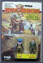 Finn / Quark from Dino-Riders - Series 1 manufactured by Tyco [Front]