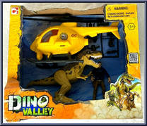 Helicopter (Yellow) from Dino Valley - Basic Series manufactured by Chap Mei [Front]