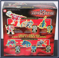 DZ-1 Dino T-Rex from DinoZaurs - 8" Scale - Transforming Battling Figures manufactured by Bandai [Back]