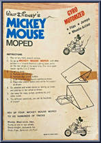 Mickey Mouse Moped from Disney - Basic Series manufactured by AHI [Back]