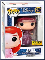 Ariel (Pink Dress) (Glitter) from Disney - Disney Universe Pop! manufactured by Funko [Front]