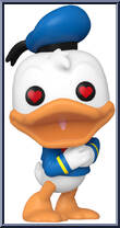 Donald Duck (with Heart Eyes) Action Figure
