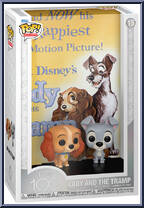 Lady and the Tramp (Movie Poster) (100th) from Disney - 100th Pop! manufactured by Funko [Front]
