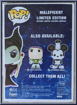 Maleficent (Metallic) from Disney - Disney Universe Pop! manufactured by Funko [Back]