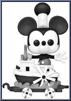 Mickey in Steamboat Car (Trains) Action Figure