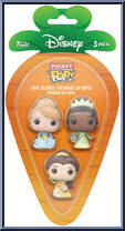 Tiana / Belle / Cinderella (Easter) from Disney - Pocket Pop! manufactured by Funko [Front]