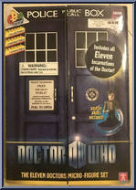 Eleven Doctors Micro-Figure Set from Doctor Who - Box Sets manufactured by Character Options [Front]