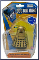 Gold Supreme Dalek from Doctor Who - Series 7 - Wave 3 manufactured by Character Options [Front]